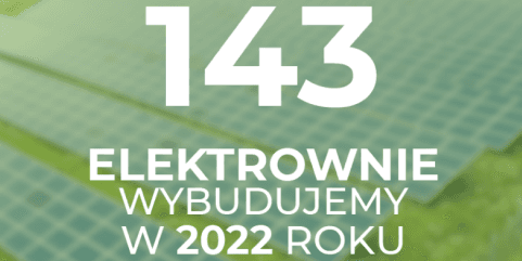 Cover Image for Wybudujemy 143 elektrownie PV w 2022 roku!